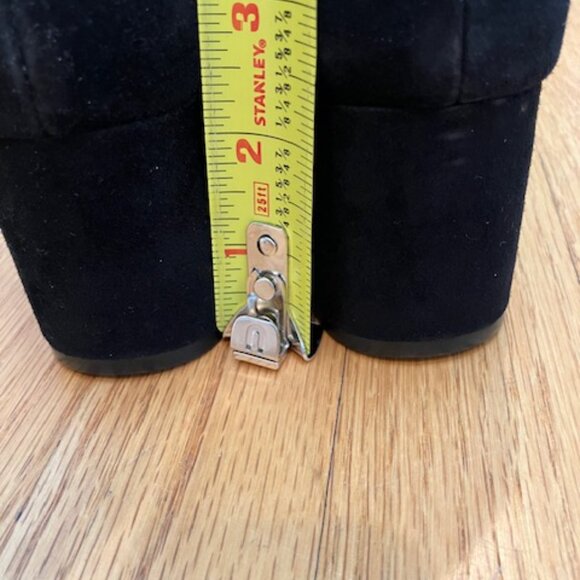 NWT Cole Haan Saylor Grand II Black block heel suede Booties 5 - Picture 7 of 11